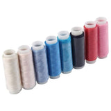 50 Rolls Polyester Colors Sewing Thread Box Kit Set For DIY Sewing Machine Home