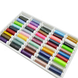 50 Rolls Polyester Colors Sewing Thread Box Kit Set For DIY Sewing Machine Home