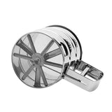 Mesh Flour Sifter Baking Icing Sieve Strainer Cup Sugar Shaker Mechanical Metal