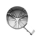 Mesh Flour Sifter Baking Icing Sieve Strainer Cup Sugar Shaker Mechanical Metal