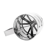 Mesh Flour Sifter Baking Icing Sieve Strainer Cup Sugar Shaker Mechanical Metal