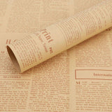 45X Gift Packaging Packing Material Kraft Tissue English Newspaper Bouquet Paper