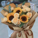 45X Gift Packaging Packing Material Kraft Tissue English Newspaper Bouquet Paper