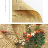 45X Gift Packaging Packing Material Kraft Tissue English Newspaper Bouquet Paper