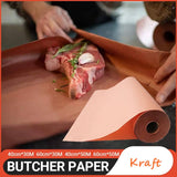 Pink Kraft Butcher  Roll Food Grade Oil absorbent paper for outdoor grilling