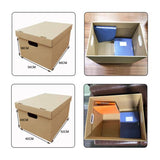 5Pcs File Paper Storage Box Storage Holder Office Sundries Storage Organizer