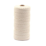 2/3/4Mm Macrame Rope Natural Beige Cotton Twisted Cord Artisan Hand Craft