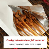 Aluminum Foil Lined Chips Bbq Chicken Paper Bags Disposable Greaseproof Takeaway