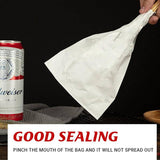 Aluminum Foil Lined Chips Bbq Chicken Paper Bags Disposable Greaseproof Takeaway