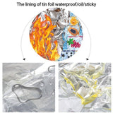 Aluminum Foil Lined Chips Bbq Chicken Paper Bags Disposable Greaseproof Takeaway