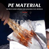 Aluminum Foil Lined Chips Bbq Chicken Paper Bags Disposable Greaseproof Takeaway