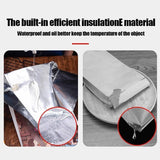 Aluminum Foil Lined Chips Bbq Chicken Paper Bags Disposable Greaseproof Takeaway