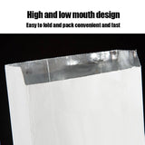 Aluminum Foil Lined Chips Bbq Chicken Paper Bags Disposable Greaseproof Takeaway