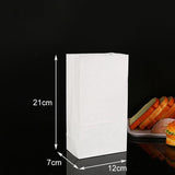 100Pcs Disposable Greaseproof Takeout Bags for Bread, Snack & Doughnut