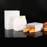 100Pcs Disposable Greaseproof Takeout Bags for Bread, Snack & Doughnut