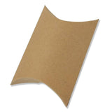 100x Kraft Pillow Gift Boxes - Candy Favor Bags for Weddings 10 Colours