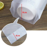 500Pcs 1/2 Cup Take Out Bags Cup Carrier Clear Handle Drink Carrier Plastic Bags