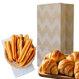 100PCS 4Styles Vintage Kraft Paper Bags Food, Candy, Wedding & Party Favors