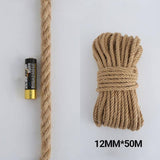 Sisal Rope Natural Jute Hemp Manila Twine String Cord 1-14mm Thick Craft DIY