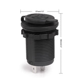 2PCS Waterproof 12V Car Truck Boat Cigarette Lighter Socket Power Adapter Outlet