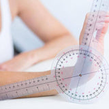 49CM 360 Degrees Calibrated Goniometer Physio Medical Joint Angle Measure Ruler
