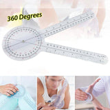 49CM 360 Degrees Calibrated Goniometer Physio Medical Joint Angle Measure Ruler