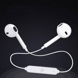 Black White Sweatproof Wireless Bluetooth Earphones Headphones Sport Gym