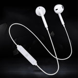 Black White Sweatproof Wireless Bluetooth Earphones Headphones Sport Gym