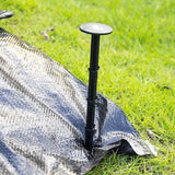 200x Grass Pegs Lawn Turf Weed Mat Plastic Pins Stakes Anchor Lawn Sod Fasten