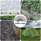 200x Grass Pegs Lawn Turf Weed Mat Plastic Pins Stakes Anchor Lawn Sod Fasten