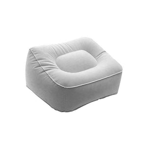 Travel Inflatable Foot Rest Air Pillow Cushion Office Home Leg Footrest Relax
