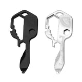 24 in 1 Multi-tool Key Shaped Pocket Keychain Bottle Opener Wrench Ruler Tools
