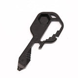 24 in 1 Multi-tool Key Shaped Pocket Keychain Bottle Opener Wrench Ruler Tools