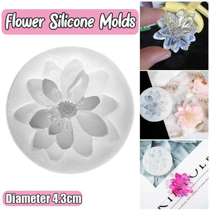 3D Flower Silicone Molds Epoxy Resin Jewelry Pendant Mould Making Craft Mold