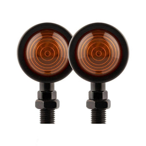 2PCS 12V Motorcycle Bike Bulb Amber Blinkers Front / Back Turn Signal Indicator