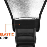 Camera Flash Diffuser Softbox Silver and White Reflector for Canon