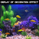 Aquarium Decor Fish Tank Ornament Landscape Ancient Castle Tower Hide Cave Resin