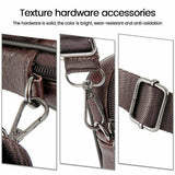 Men's Crossbody Bags Leather Wallet Side Shoulder Messenger Handbag Backpack