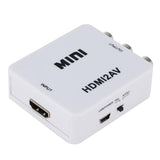 HDMI to RCA Composite AV CVBS 3RCA Video Cable Converter 1080p Downscaling White