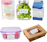 500PCS Kitchen Stickers Refrigerator Freezer Food Storage Date Content Labels