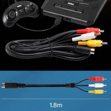 TV AV RCA Audio Video Cable Lead Cord Adapter for SEGA Mega Drive 2 3 Console