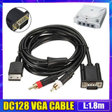 VGA High Definition Cable Box With Audio HD PAL NTSC For Sega Dreamcast Console