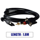 VGA High Definition Cable Box With Audio HD PAL NTSC For Sega Dreamcast Console