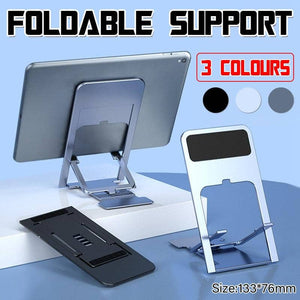 Adjustable Folding Desk Mobile Phone Stand Mount Holder For iPhone iPad Tablet