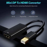 4K Mini Display Port DP Thunderbolt to HDMI Adapter for Microsoft Surface Pro 6