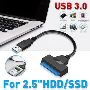 USB 3.0 to SATA External Converter Adapter Cable Lead for 2.5
