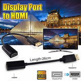 Displayport DP to HDMI Adapter Male Female Cable Full HD 1080P Display Port Lead