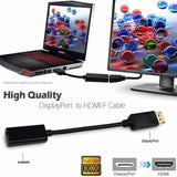 Displayport DP to HDMI Adapter Male Female Cable Full HD 1080P Display Port Lead