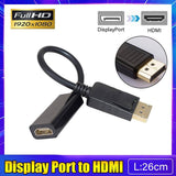 Displayport DP to HDMI Adapter Male Female Cable Full HD 1080P Display Port Lead