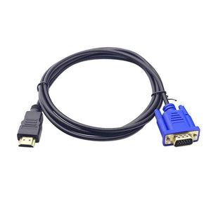 1.8m 1080P HDMI to VGA Gold Plated Adapter Cable for HDTV & HD LCD